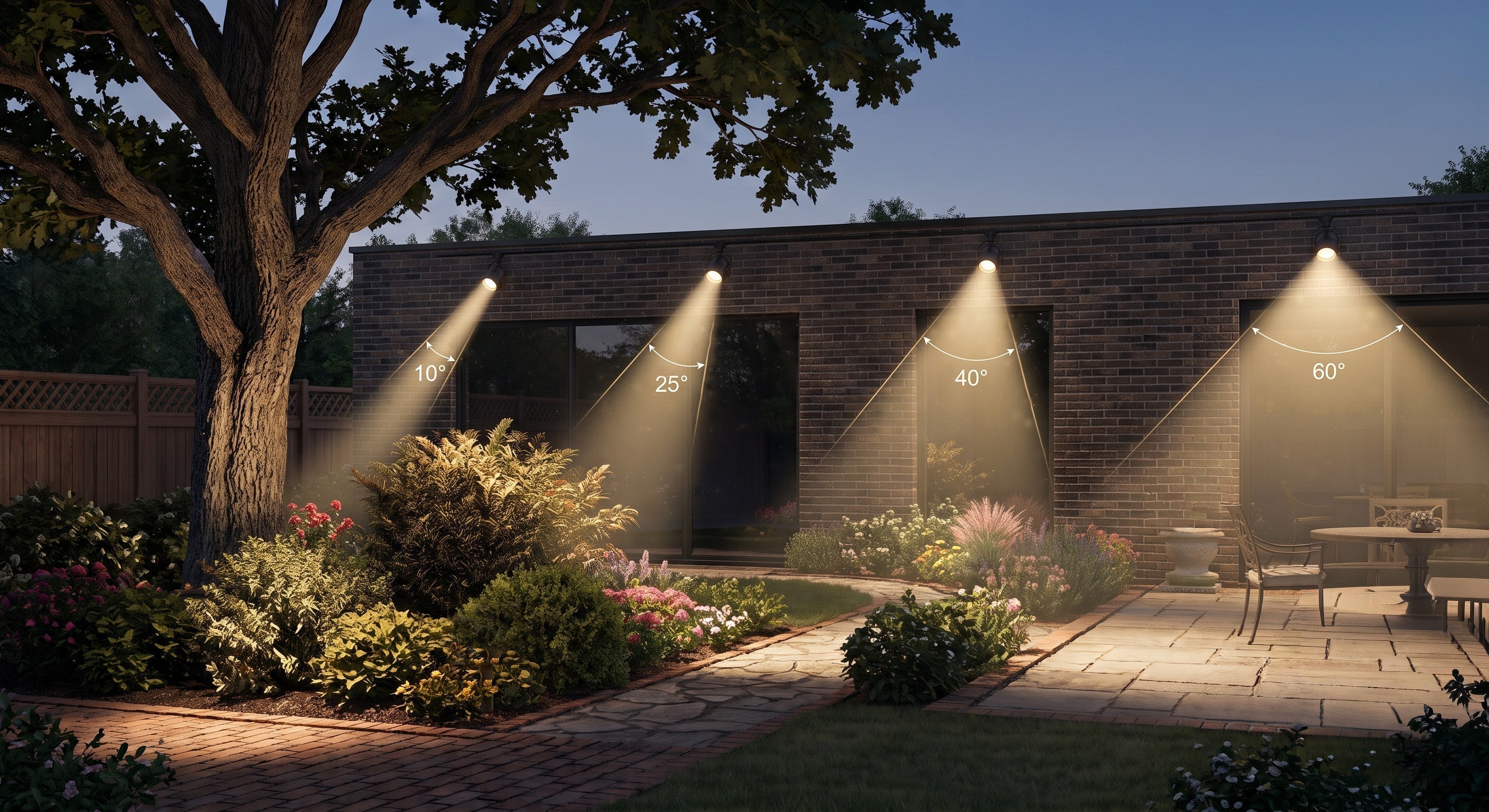 How to choose the right beam angles for your outdoor spot lights
