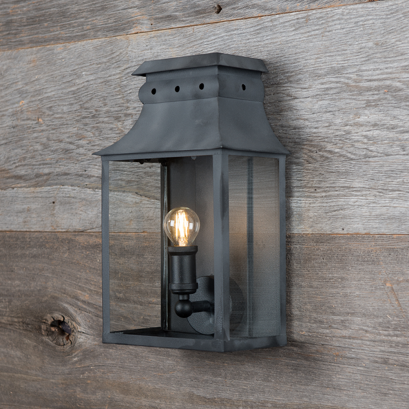 Bath Coach Lamp Matt Black Small