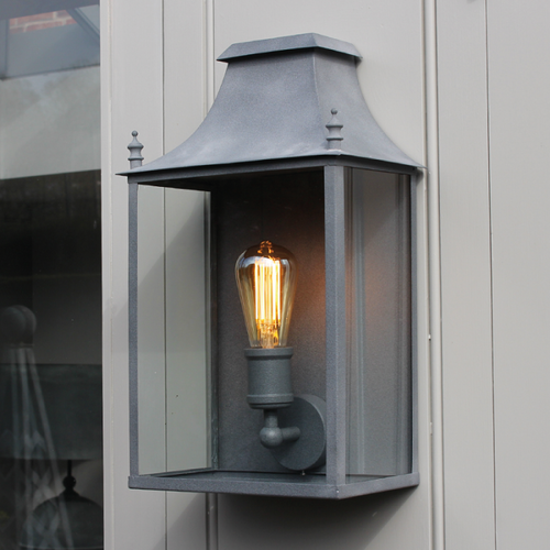Blenheim Coach Lamp Weathered Zinc Medium