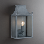 Blenheim Coach Lamp Weathered Zinc Small