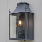 Blenheim Coach Lamp Weathered Zinc Small