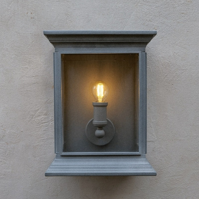 English Coach Lamp Weathered Zinc