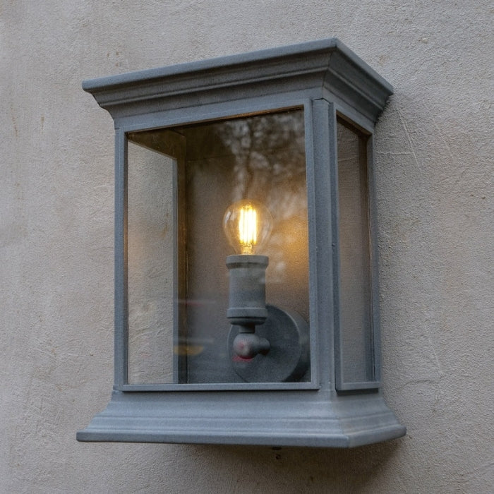 English Coach Lamp Weathered Zinc
