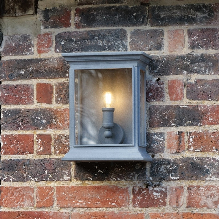 English Coach Lamp Weathered Zinc