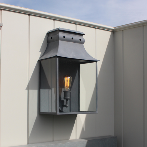 Bath Coach Lamp Weathered Zinc Large