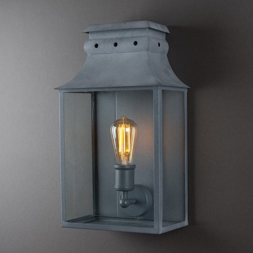 Bath Coach Lamp Weathered Zinc Medium