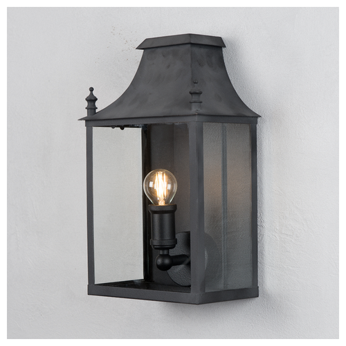 Blenheim Coach Lamp Matt Black Small