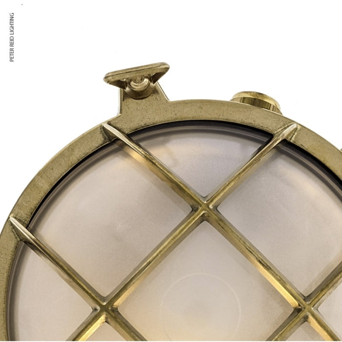 Circular Bulkhead Light With Legs 2030 Medium by Foresti & Suardi