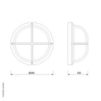 Round Bulkhead Light 2226 by Foresti & Suardi