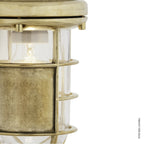 Side Arm Bulkhead Light With Shroud 2430B by Foresti & Suardi