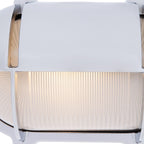 Oval Bulkhead Light With Eyelid 2434 Extra Large by Foresti & Suardi
