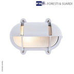 Oval Bulkhead Light With Eyelid 2436 Small by Foresti & Suardi