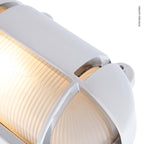 Oval Bulkhead Light With Eyelid 2436 Small by Foresti & Suardi
