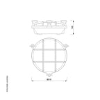 Round Bulkhead Light 2027 Large by Foresti & Suardi