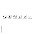 Angled Wall Light With Guard 2297 by Foresti & Suardi