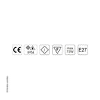 Round Eyelid Bulkhead Light With Legs 2429 Large by Foresti & Suardi