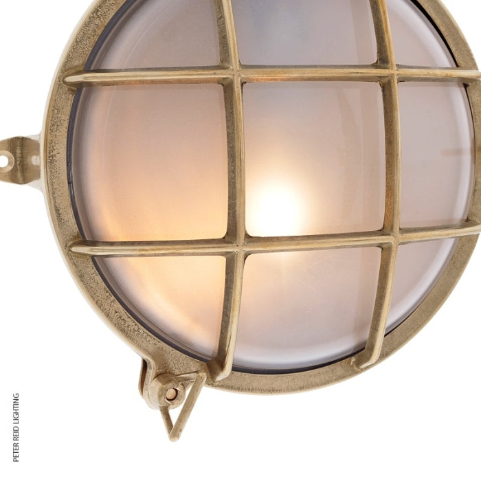 Circular Bulkhead Light With Legs 2029 Large by Foresti & Suardi