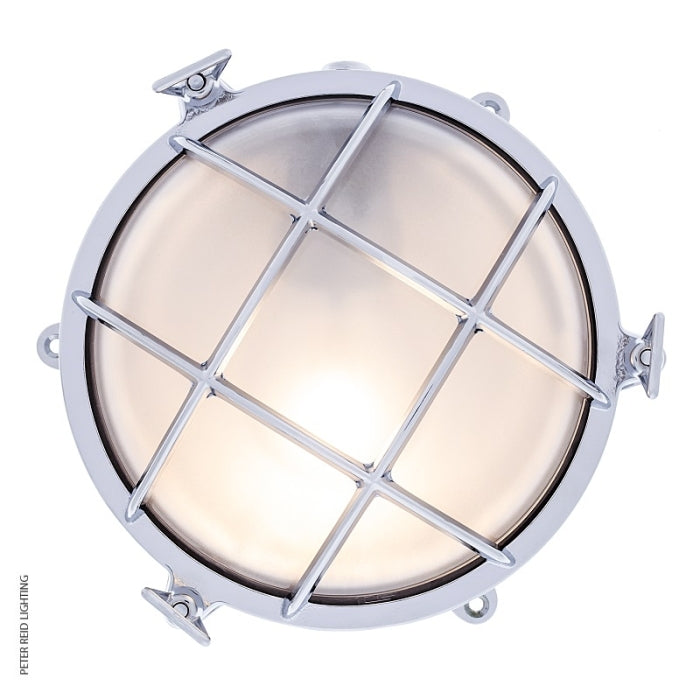 Circular Bulkhead Light With Legs 2029 Large by Foresti & Suardi