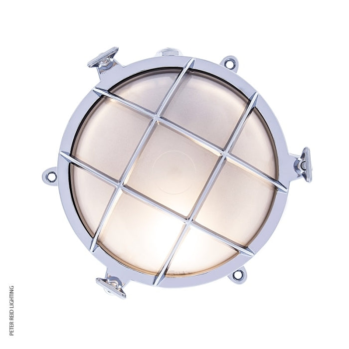 Circular Bulkhead Light With Legs 2030 Medium by Foresti & Suardi