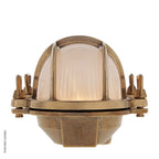 Oval Bulkhead Light 2035B Medium by Foresti & Suardi