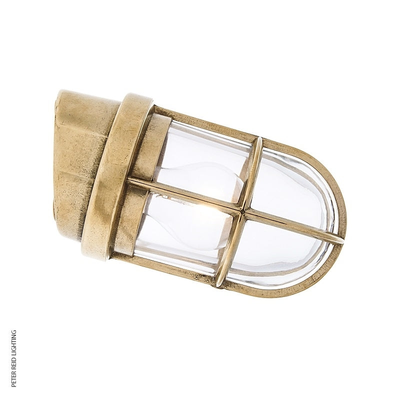 Angled Wall Light With Guard 2297 by Foresti & Suardi