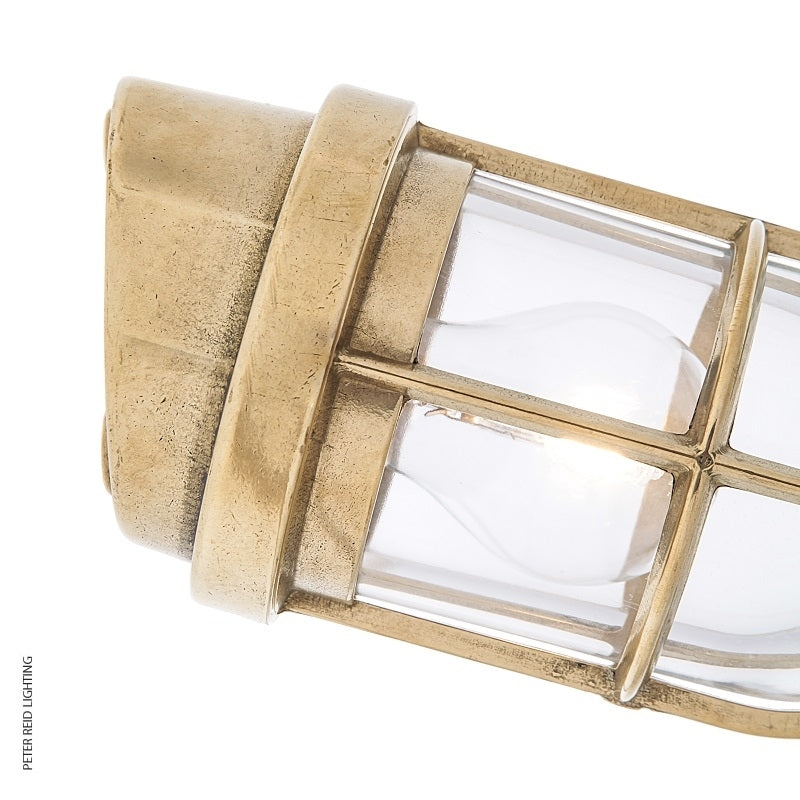 Angled Wall Light With Guard 2297 by Foresti & Suardi