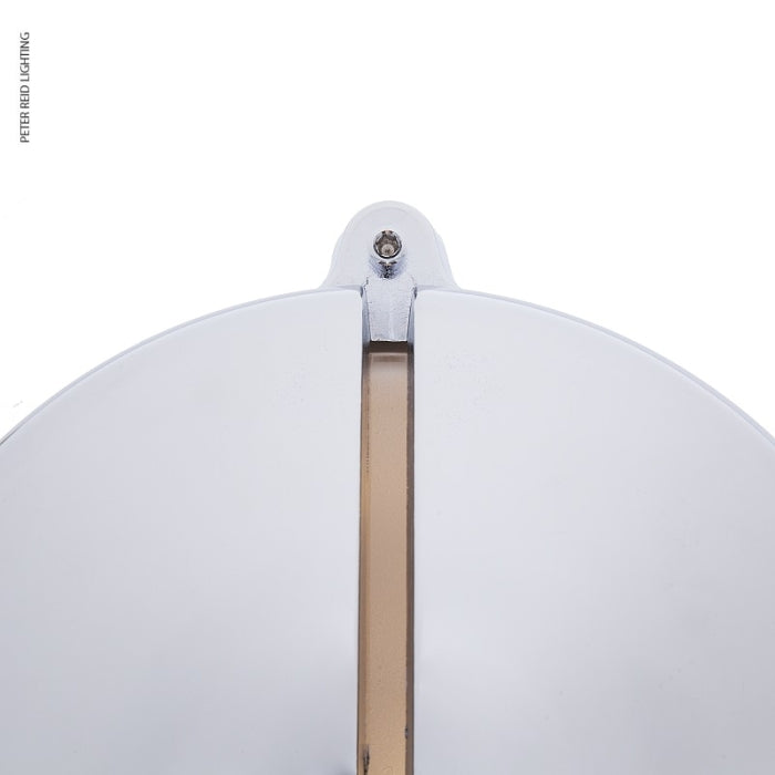 Round Bulkhead Light With Eyelid 2427 Large by Foresti & Suardi