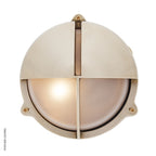 Round Bulkhead Light With Eyelid 2428 Medium by Foresti & Suardi