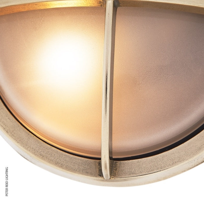 Round Bulkhead Light With Eyelid 2428 Medium by Foresti & Suardi