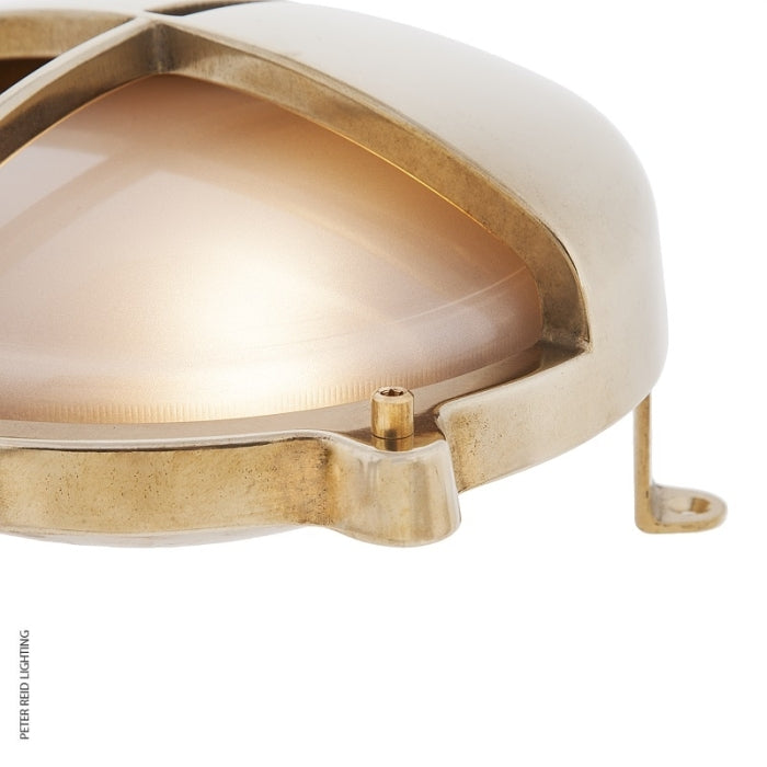 Round Eyelid Bulkhead Light With Legs 2429 Large by Foresti & Suardi