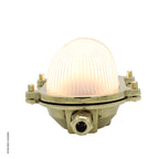 Medium Oval Bulkhead Light Without Guard 2035BA by Foresti & Suardi