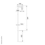 Hudson Spike Light Pole Mount