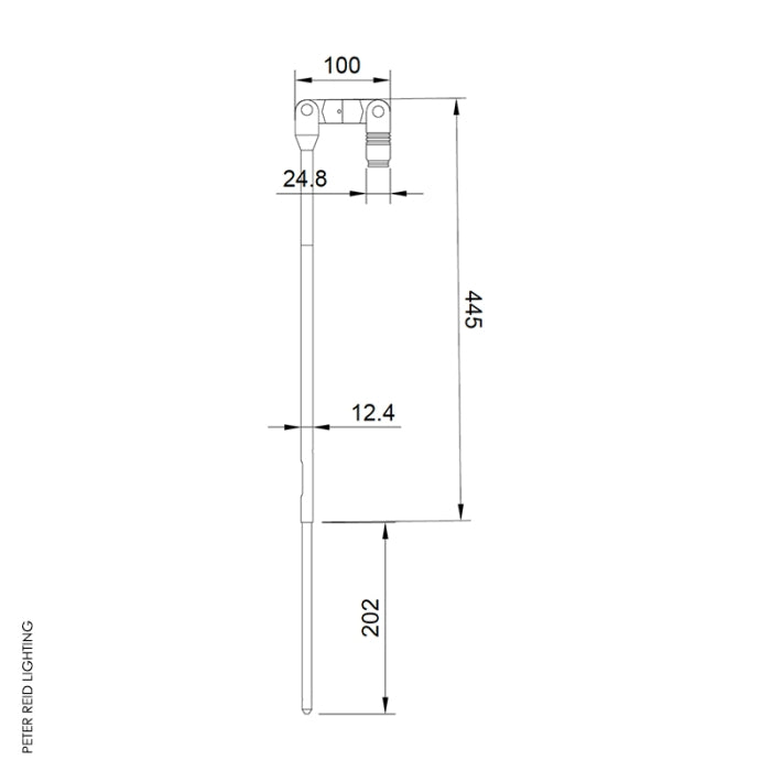Hudson Spike Light Pole Mount