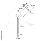 Hudson Spike Spot Light Midi