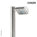 Hunza Lighting Border Light G9 (240v) in stainless steel close up image