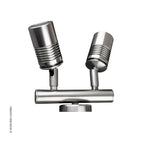 Hunza Lighting Euro Twin Wall Spot PURE LED