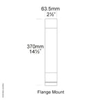 Hunza Lighting Bollard 300mm Flange Mount PURE LED