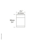 Hunza Lighting Down Light Ceiling Mount GU10 (240v)