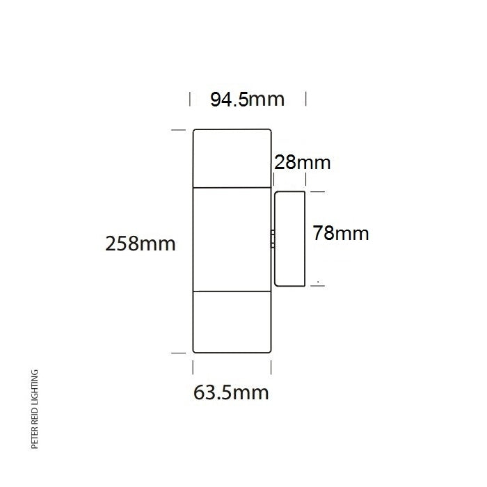 Hunza Lighting Pagoda Pagoda Light GU10 (240v)