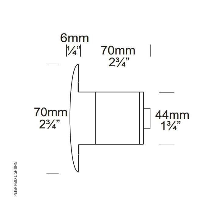 Hunza Lighting Euro Step Light PURE LED