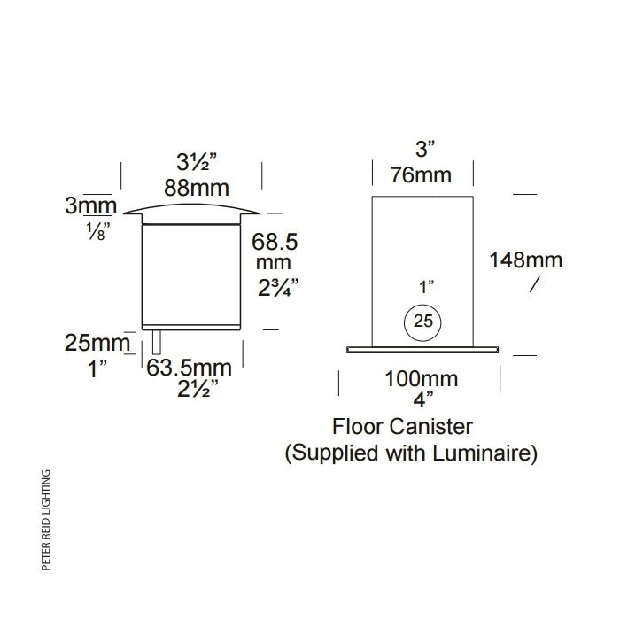 Hunza Lighting Floor Light Spot PURE LED