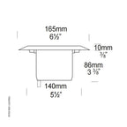 Hunza Lighting Lawn Light Deck Mount PURE LED