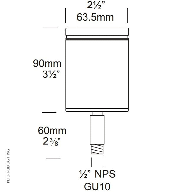 Hunza Lighting NPS Spot Super Spike PURE LED
