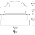 Hunza Lighting Path Light Surface Mount PURE LED