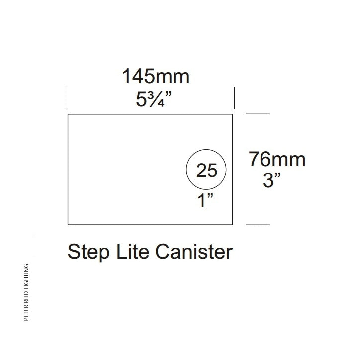 Hunza Lighting Step Light Louvre GU10 (240v)