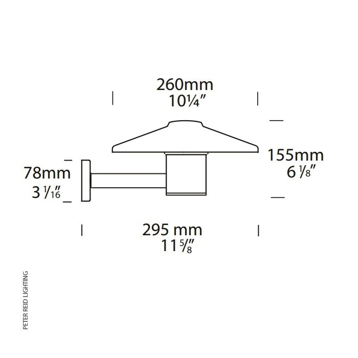 Hunza Lighting Tier Light Wall Mount GU10 (240v)