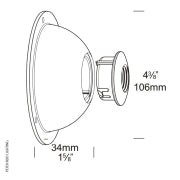 Hunza Lighting NPS Spot Tree Mount Screw Fix 12v