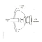 Hunza Lighting NPS Spot Tree Mount Rubber Strap PURE LED