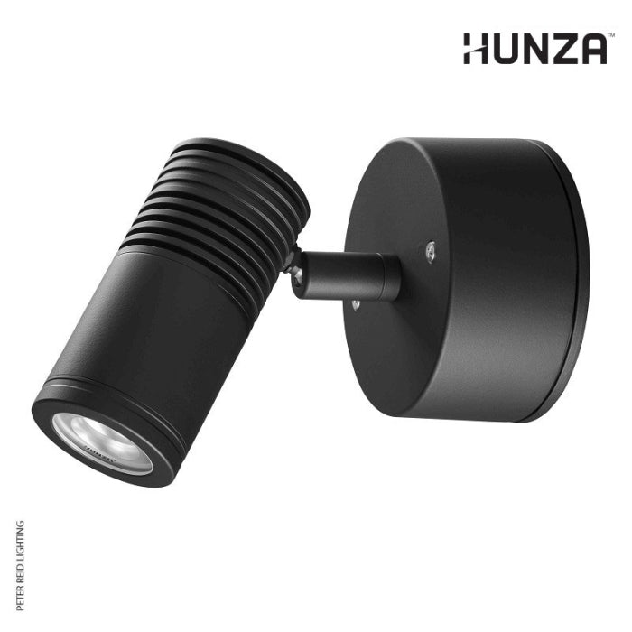 Hunza Lighting Wall Spot High Power PURE LED in black