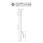 LuxR Lighting Modux 1 Saber Pole Light